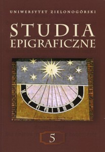 Studia epigraficzne 5